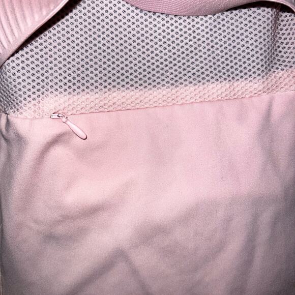 Fabletics trinity performance jacket pink zip up pockets thumb holes size XL - Picture 6 of 13